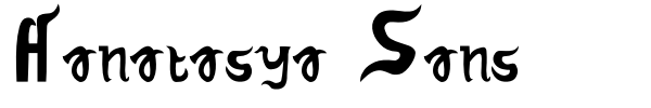 Шрифт Hanatasya Sans