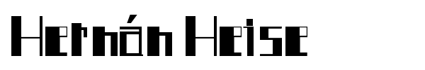 Шрифт Hern?n Heise