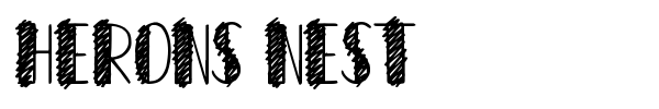 Шрифт Herons Nest