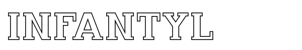 Шрифт Infantyl