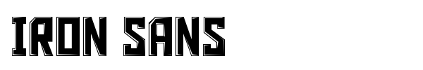 Шрифт Iron Sans
