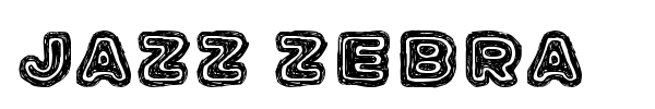 Шрифт Jazz Zebra