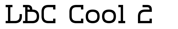 Шрифт LBC Cool 2