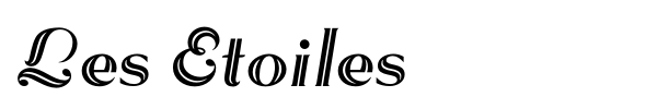 Шрифт Les Etoiles