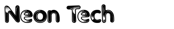 Шрифт Neon Tech