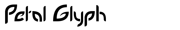 Шрифт Petal Glyph