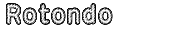 Шрифт Rotondo