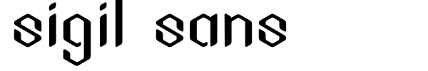 Шрифт Sigil Sans