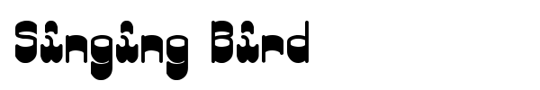 Шрифт Singing Bird