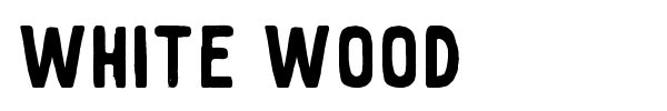 Шрифт White Wood