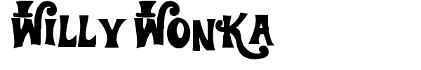 Шрифт Willy Wonka