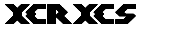 Шрифт Xerxes