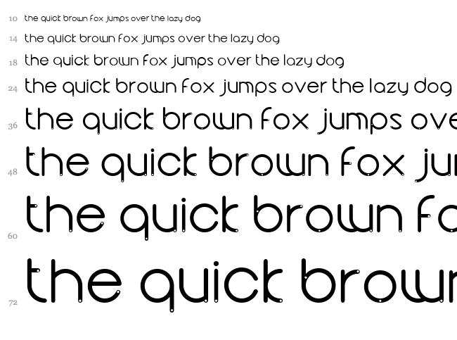 Yo Mama font waterfall