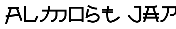 Шрифт Almost Japanese