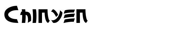 Шрифт Chinyen