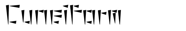 Шрифт Cuneiform