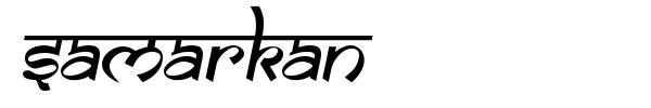 Шрифт Samarkan