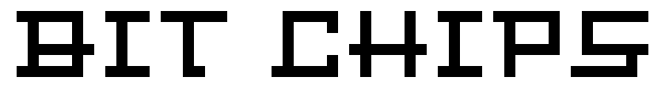 Шрифт Bit Chips