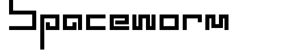 Шрифт Spaceworm