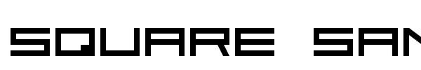 Шрифт Square Sans Serif 7