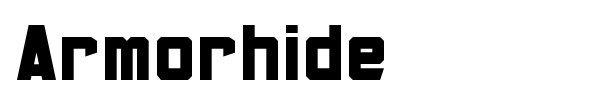 Шрифт Armorhide