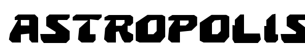 Шрифт Astropolis