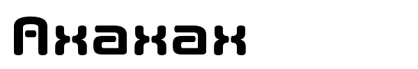 Шрифт Axaxax