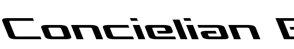 Concielian Break font preview