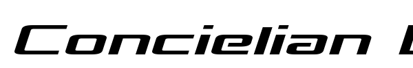Concielian Break font preview