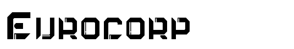 Шрифт Eurocorp
