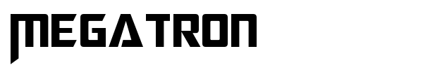Шрифт Megatron