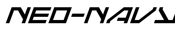 Шрифт Neo-Navy