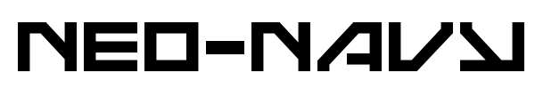 Neo-Navy font preview