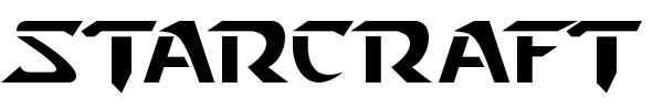 Шрифт Starcraft