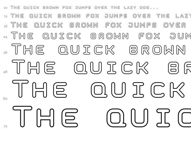 Taurus Mono font waterfall