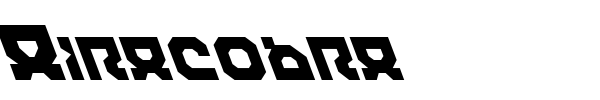 Шрифт Airacobra