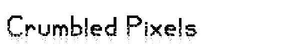 Шрифт Crumbled Pixels