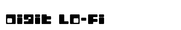 Шрифт Digit Lo-Fi