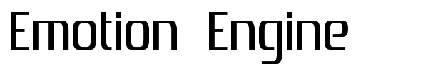Шрифт Emotion Engine