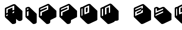 Шрифт Nippon Blocks