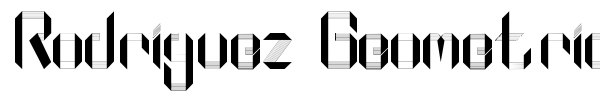 Шрифт Rodriguez GeometricPaper