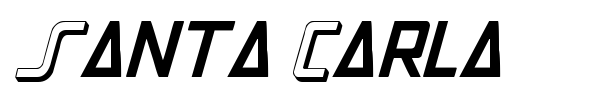 Шрифт Santa Carla