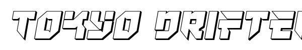 Tokyo Drifter font preview