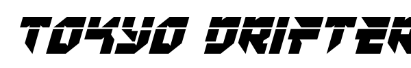 Tokyo Drifter font preview