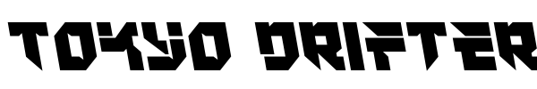 Tokyo Drifter font preview
