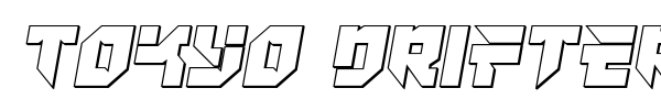Tokyo Drifter font preview