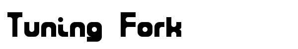 Шрифт Tuning Fork
