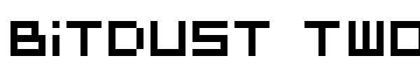 Шрифт Bitdust Two