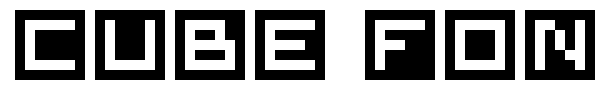 Шрифт Cube Font