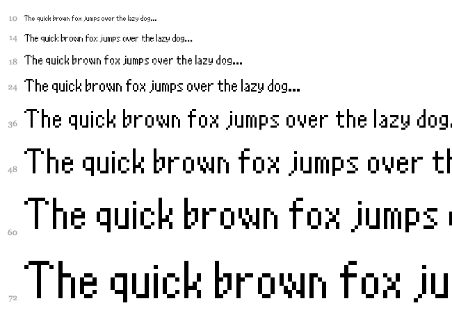 FFCC Echoes of Time font waterfall